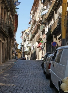 Straße Porto sightseeing steil